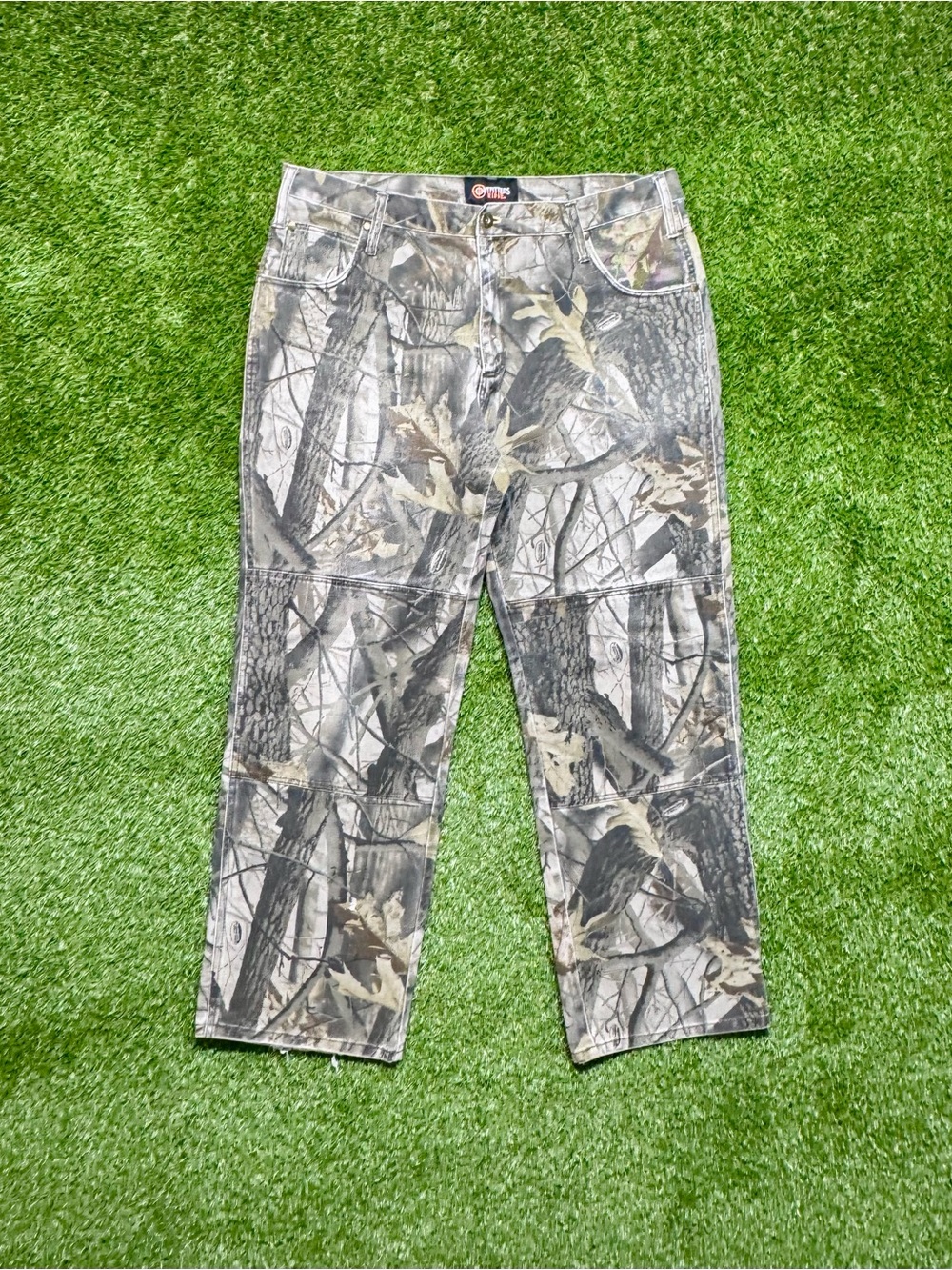Outfitters Ridge Camouflage Hunting Pants Double Knee Men’s 38x32 Realtree Camo